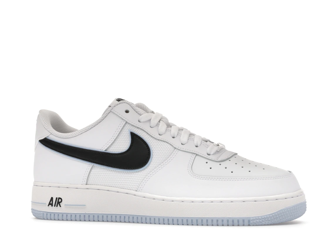 Vue 3 de Nike Air Force 1 Low '07 White Black Hydrogen Blue