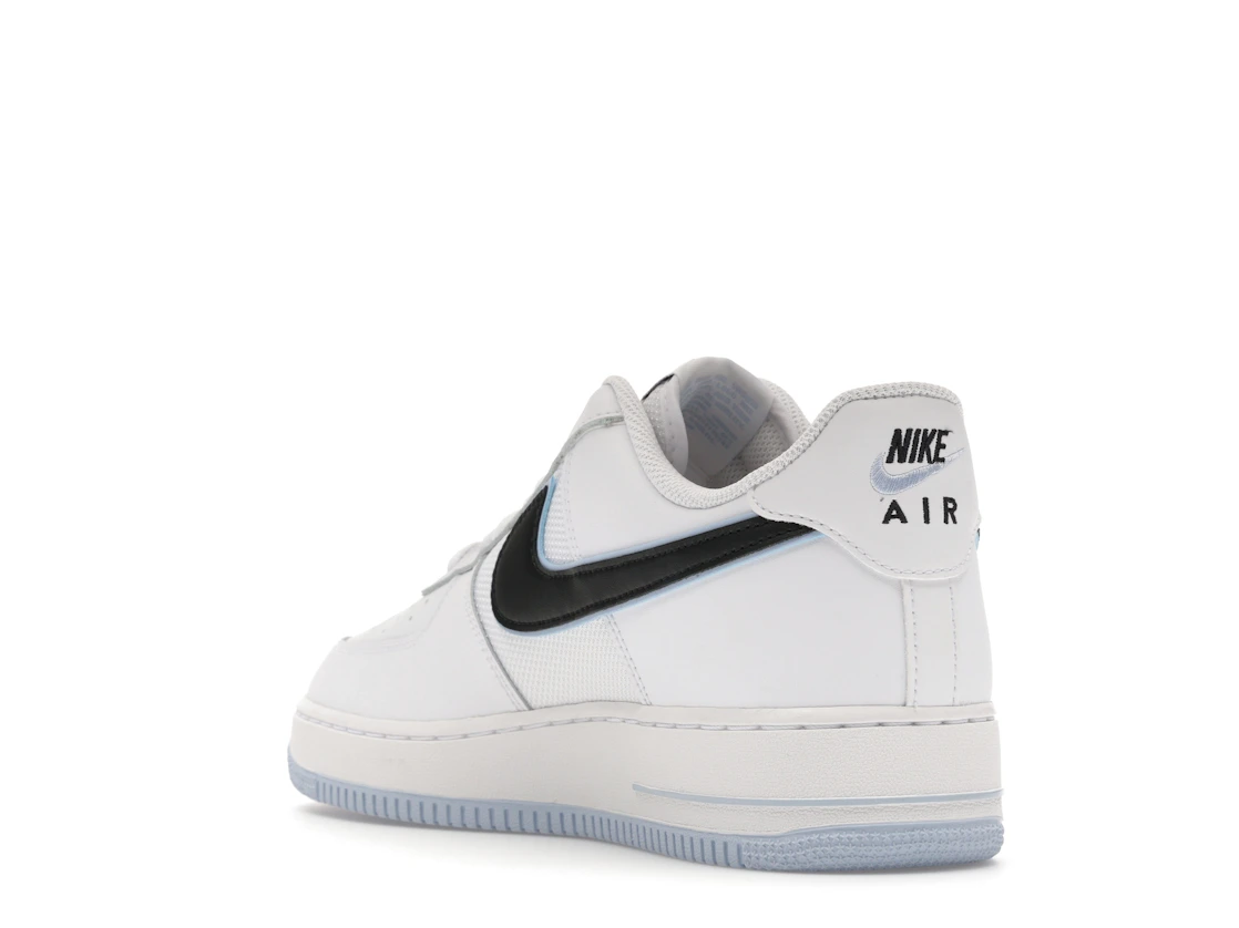 Vue 25 de Nike Air Force 1 Low '07 White Black Hydrogen Blue
