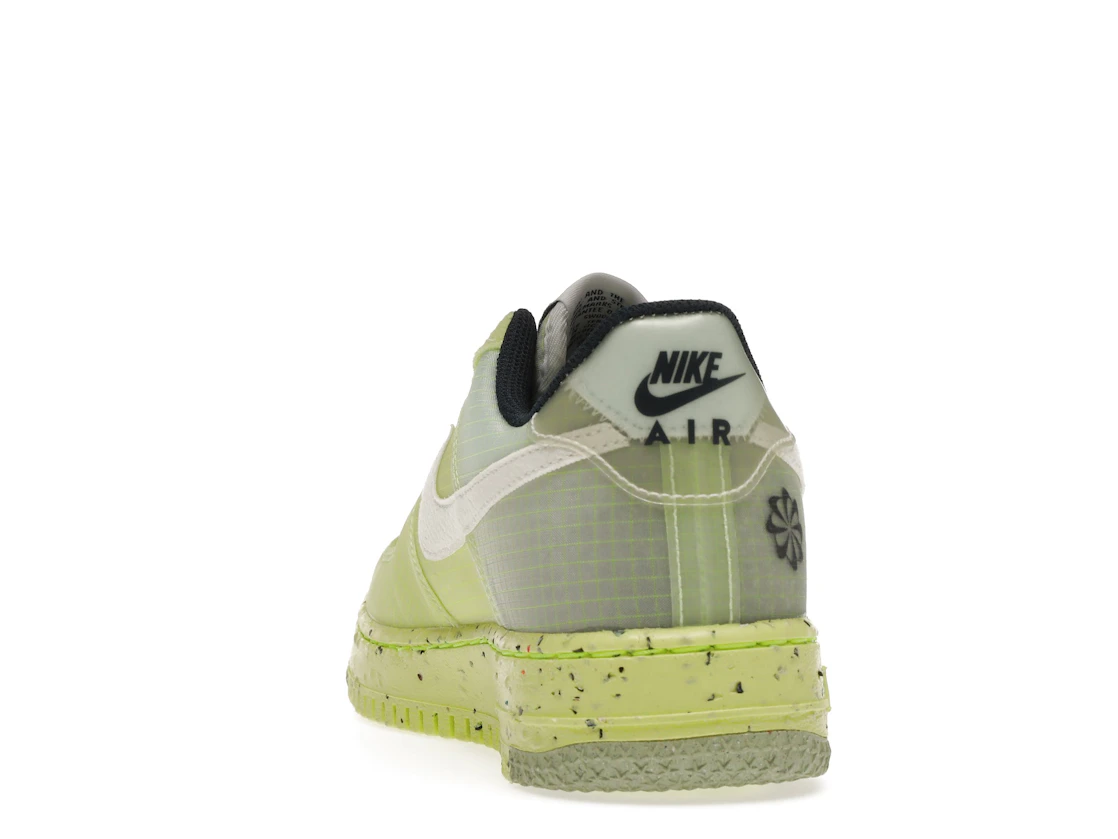 Vue 27 de Nike Air Force 1 Low Crater Light Lemon Twist