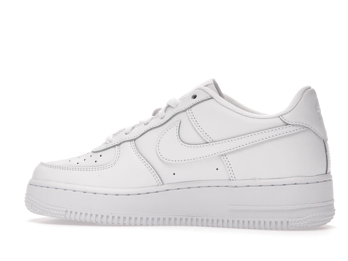 Vue 21 de Nike Air Force 1 Low LE Triple White (GS)