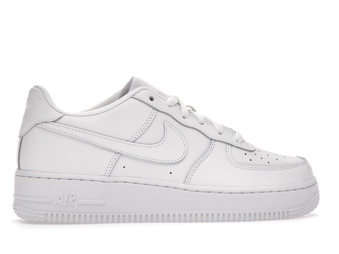 Vue 36 de Nike Air Force 1 Low LE Triple White (GS)