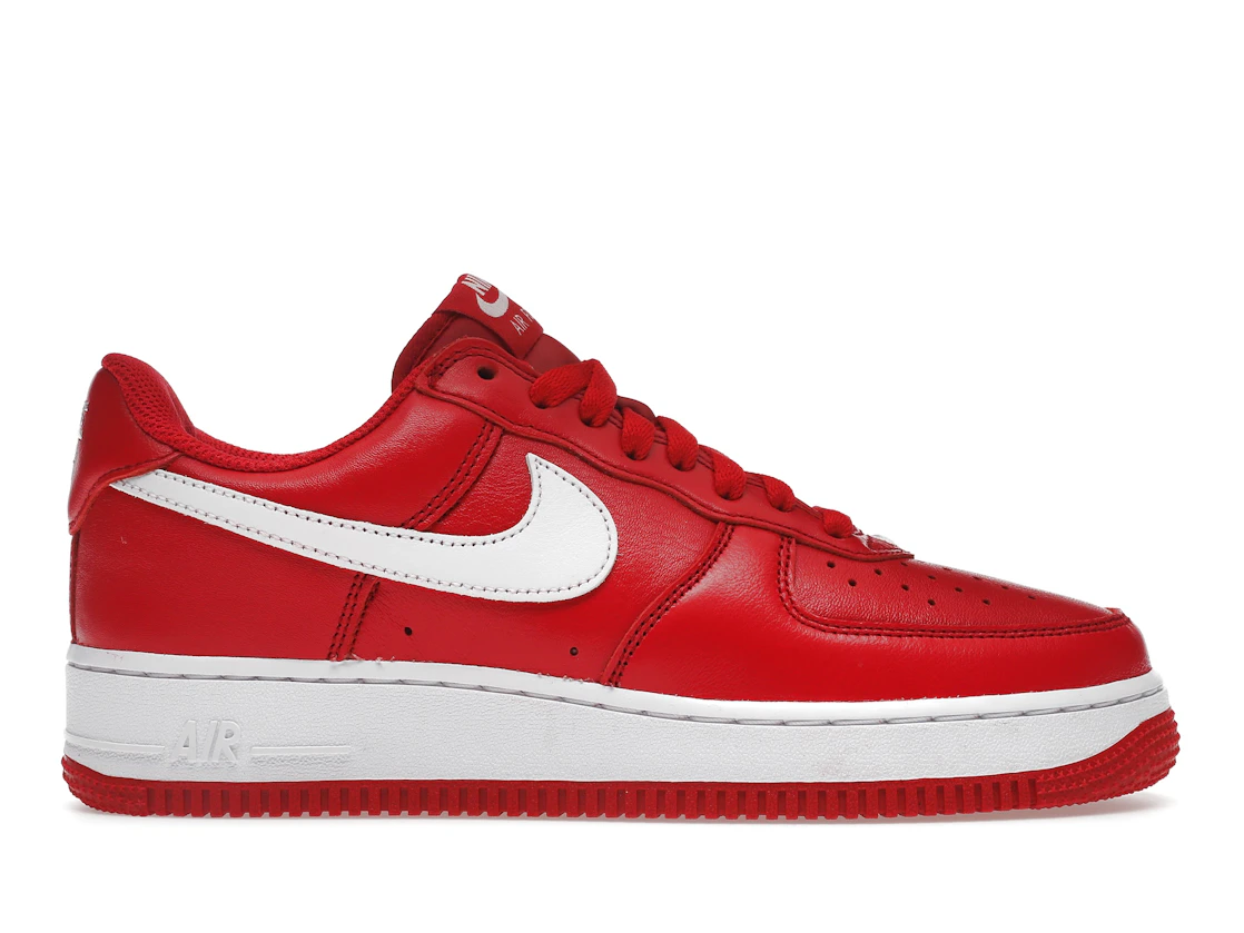 Vue 1 de Nike Air Force 1 Low Retro QS Color of the Month University Red White