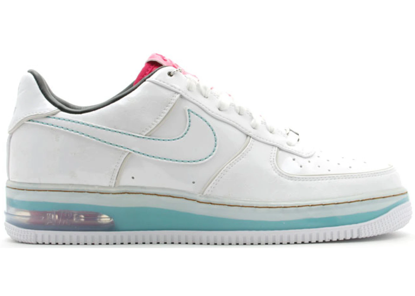 Nike Air Force 1 Low Supreme Max Air White Cerise Paradise Aqua