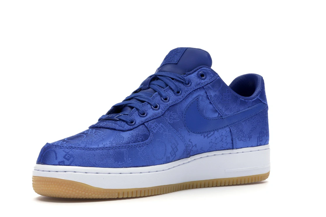 Vue 15 de Nike Air Force 1 Low CLOT Blue Silk