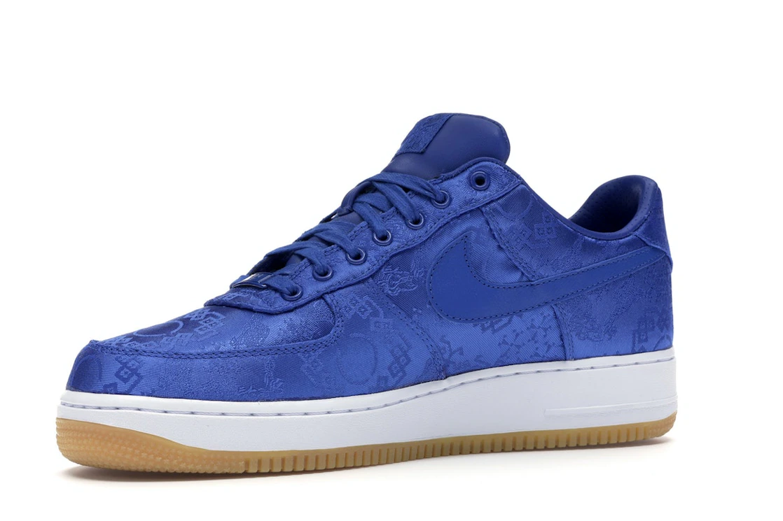 Vue 16 de Nike Air Force 1 Low CLOT Blue Silk