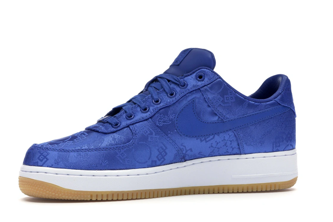 Vue 17 de Nike Air Force 1 Low CLOT Blue Silk