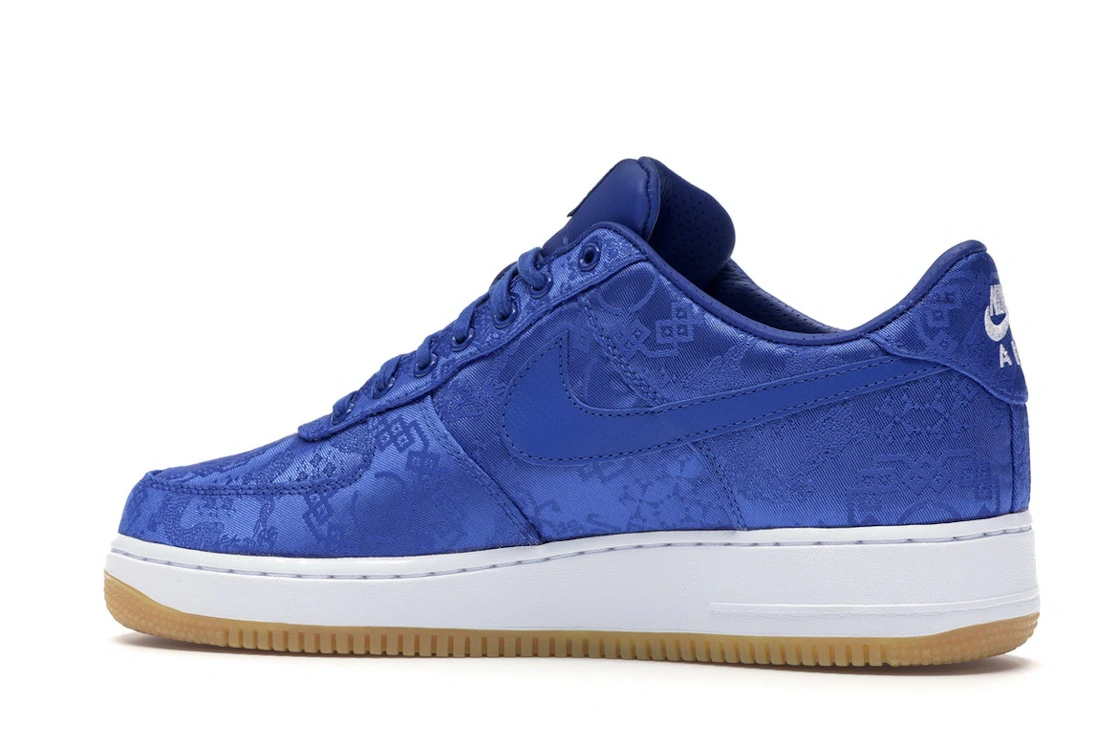 Vue 21 de Nike Air Force 1 Low CLOT Blue Silk