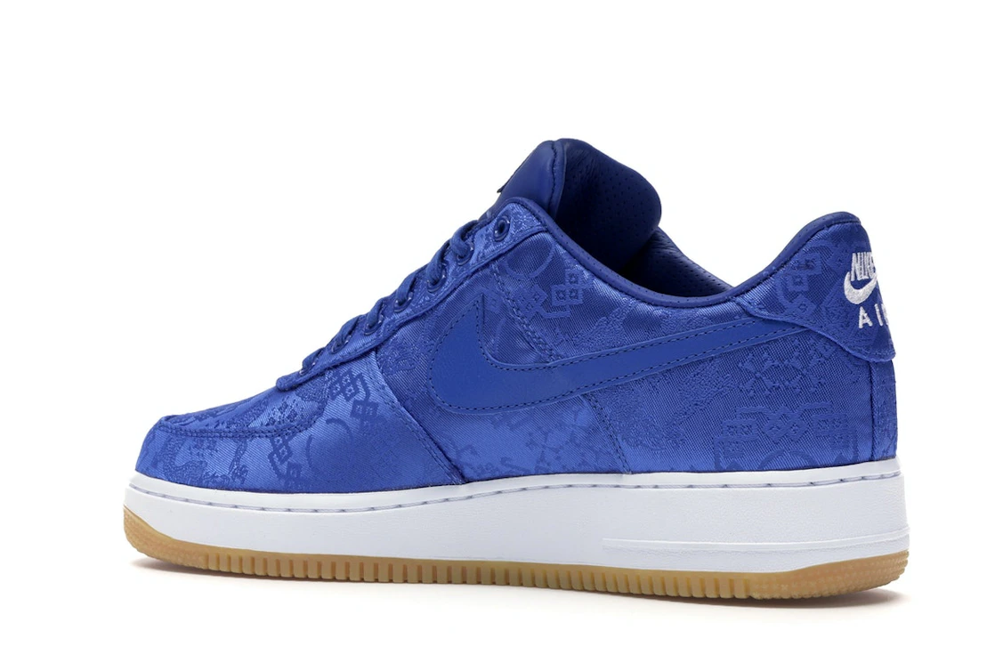 Vue 22 de Nike Air Force 1 Low CLOT Blue Silk