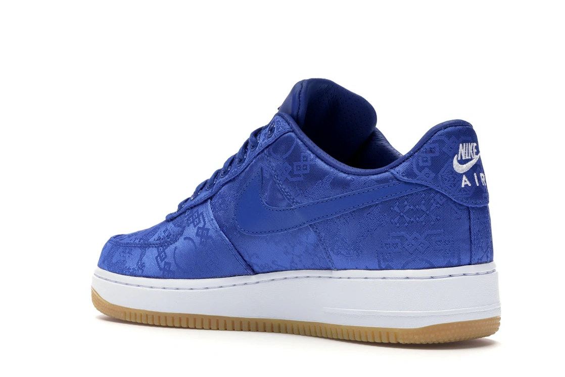 Vue 23 de Nike Air Force 1 Low CLOT Blue Silk