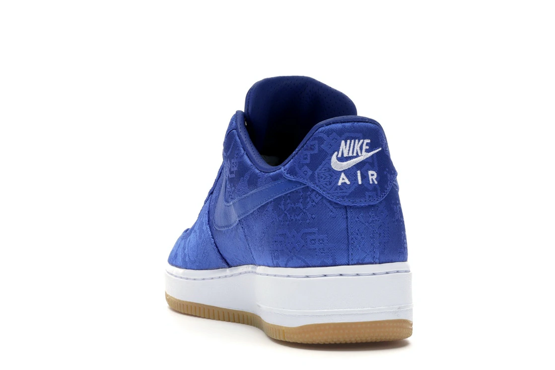 Vue 26 de Nike Air Force 1 Low CLOT Blue Silk
