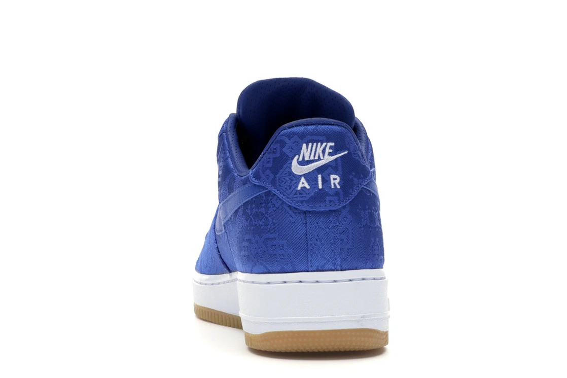 Vue 27 de Nike Air Force 1 Low CLOT Blue Silk