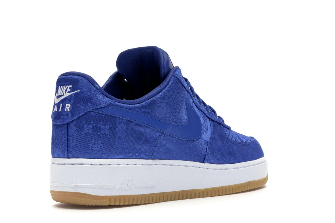 Vue 32 de Nike Air Force 1 Low CLOT Blue Silk
