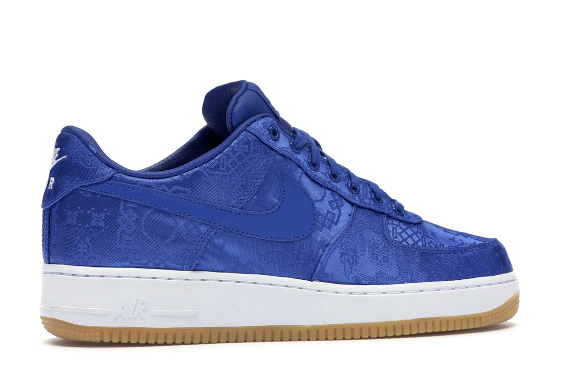 Vue 35 de Nike Air Force 1 Low CLOT Blue Silk