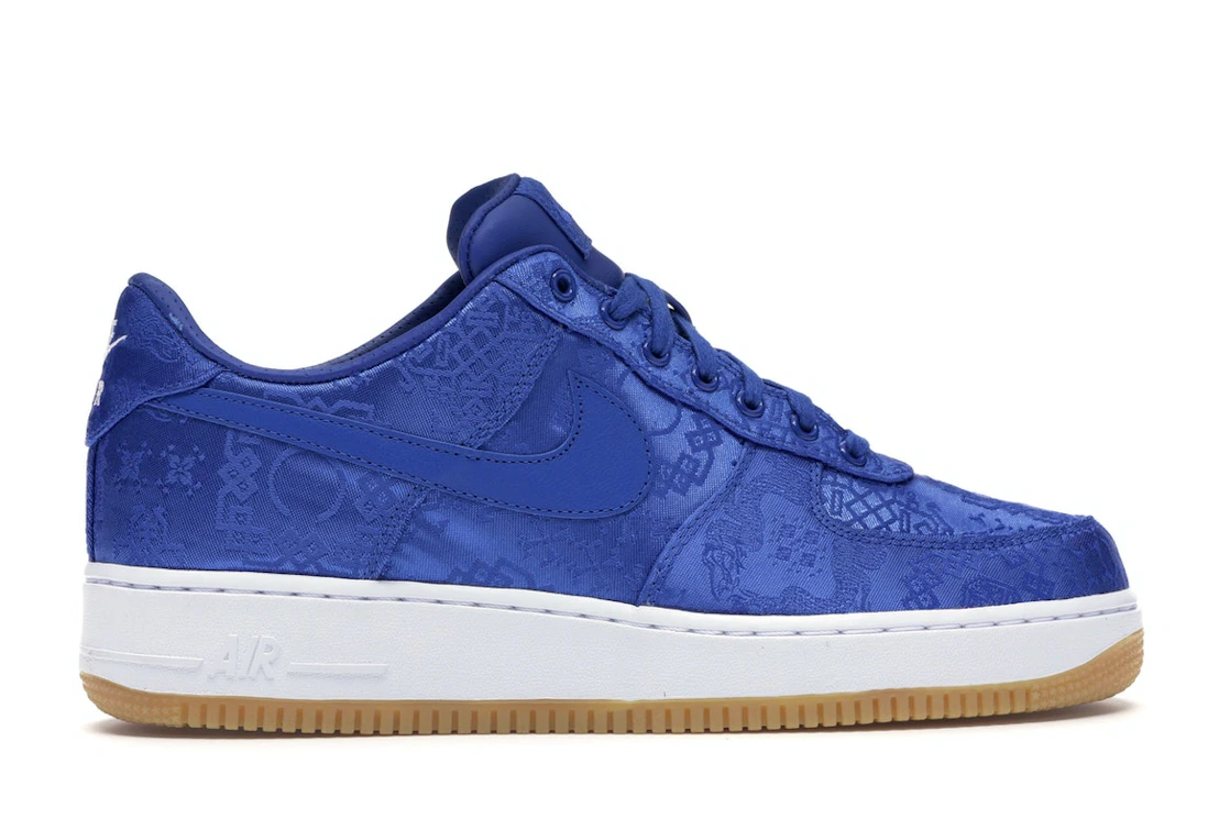 Vue 36 de Nike Air Force 1 Low CLOT Blue Silk