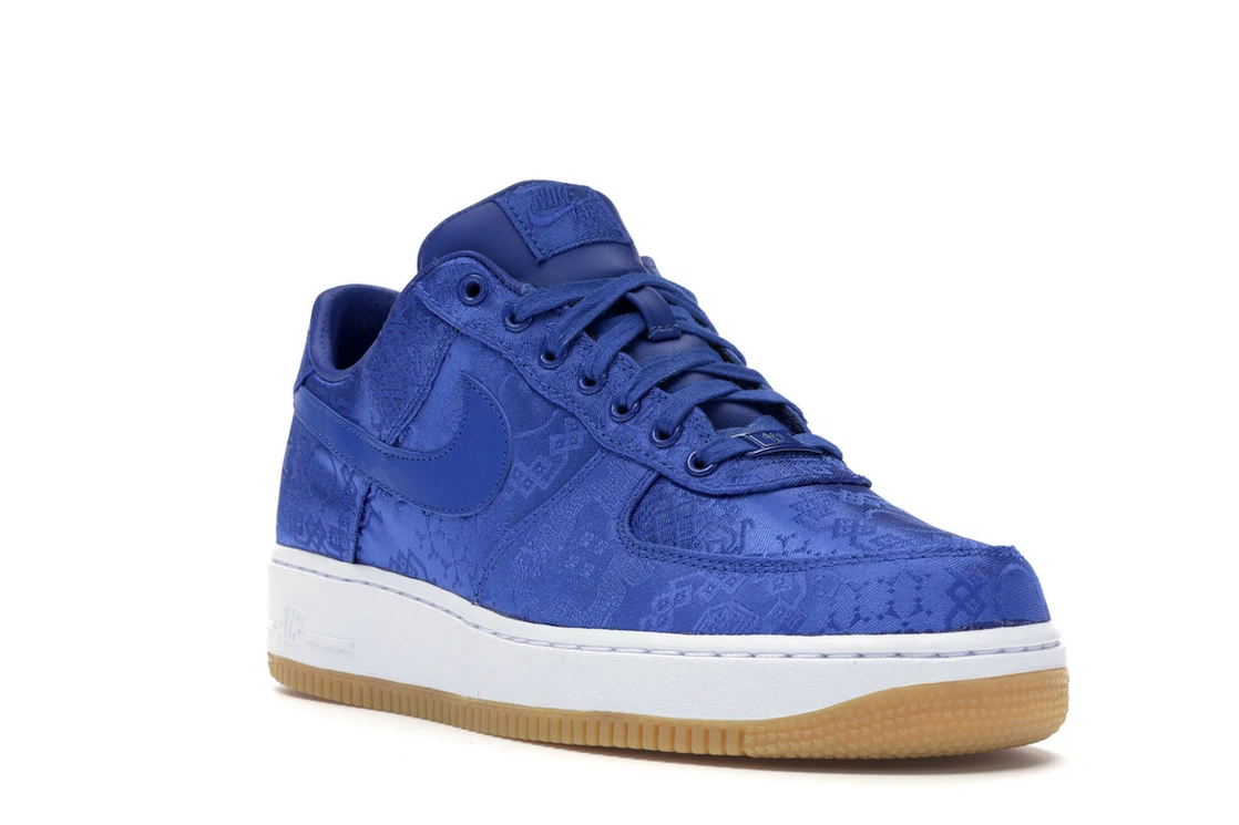 Vue 6 de Nike Air Force 1 Low CLOT Blue Silk
