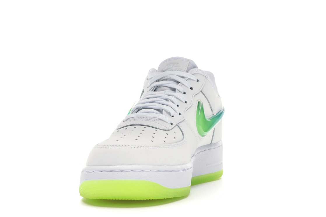 Vue 12 de Nike Air Force 1 Low Jelly Swoosh White