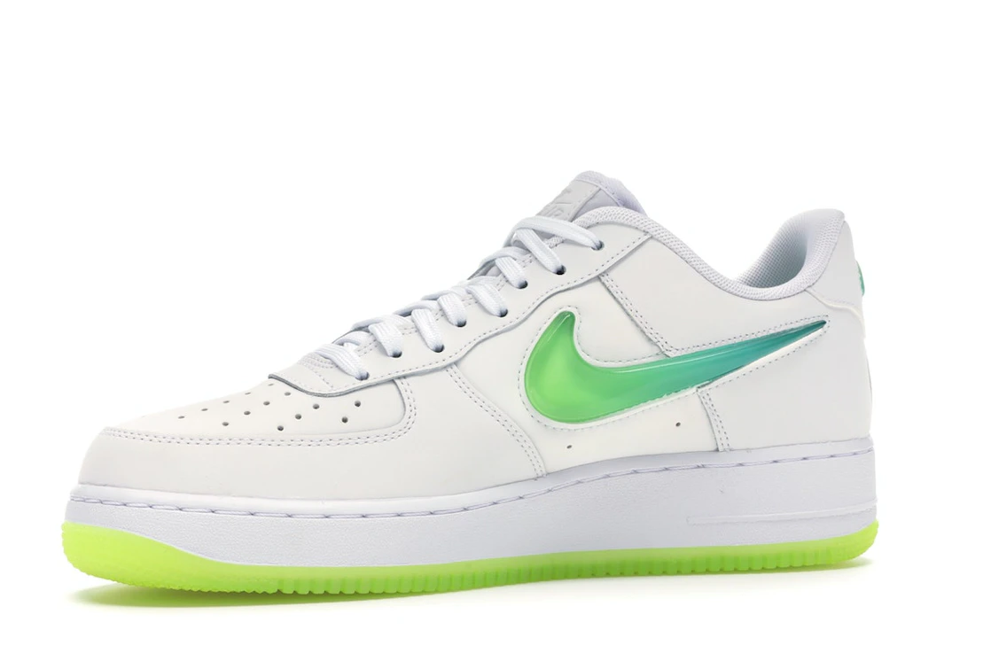 Vue 17 de Nike Air Force 1 Low Jelly Swoosh White