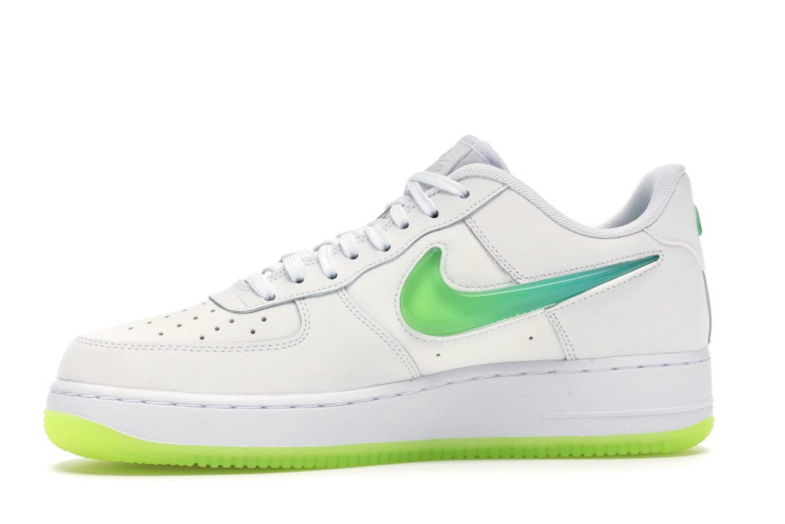 Vue 18 de Nike Air Force 1 Low Jelly Swoosh White