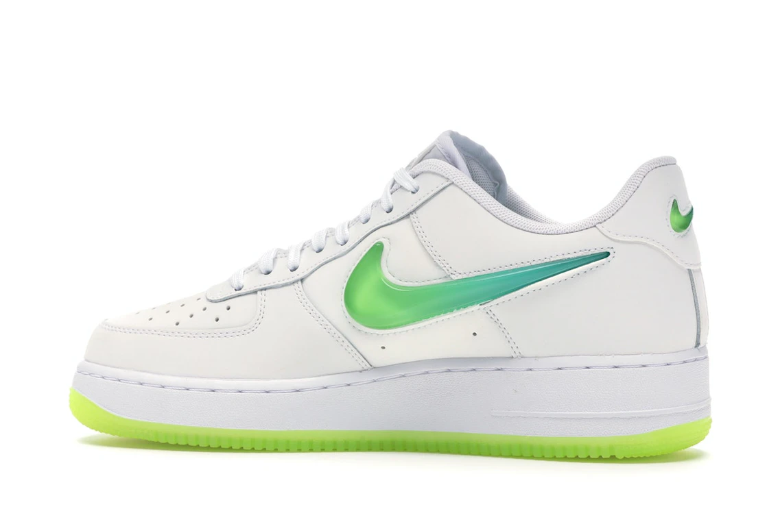 Vue 21 de Nike Air Force 1 Low Jelly Swoosh White