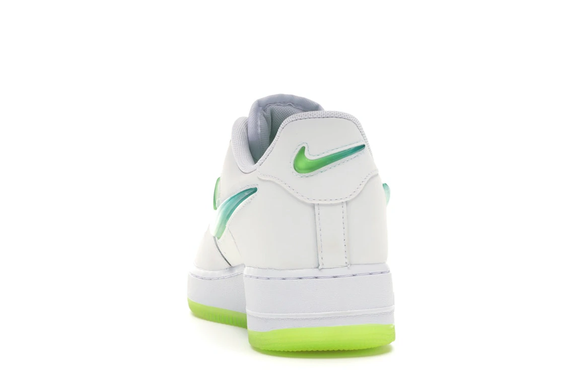 Vue 27 de Nike Air Force 1 Low Jelly Swoosh White