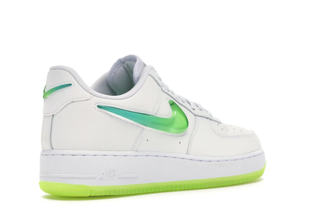 Vue 33 de Nike Air Force 1 Low Jelly Swoosh White