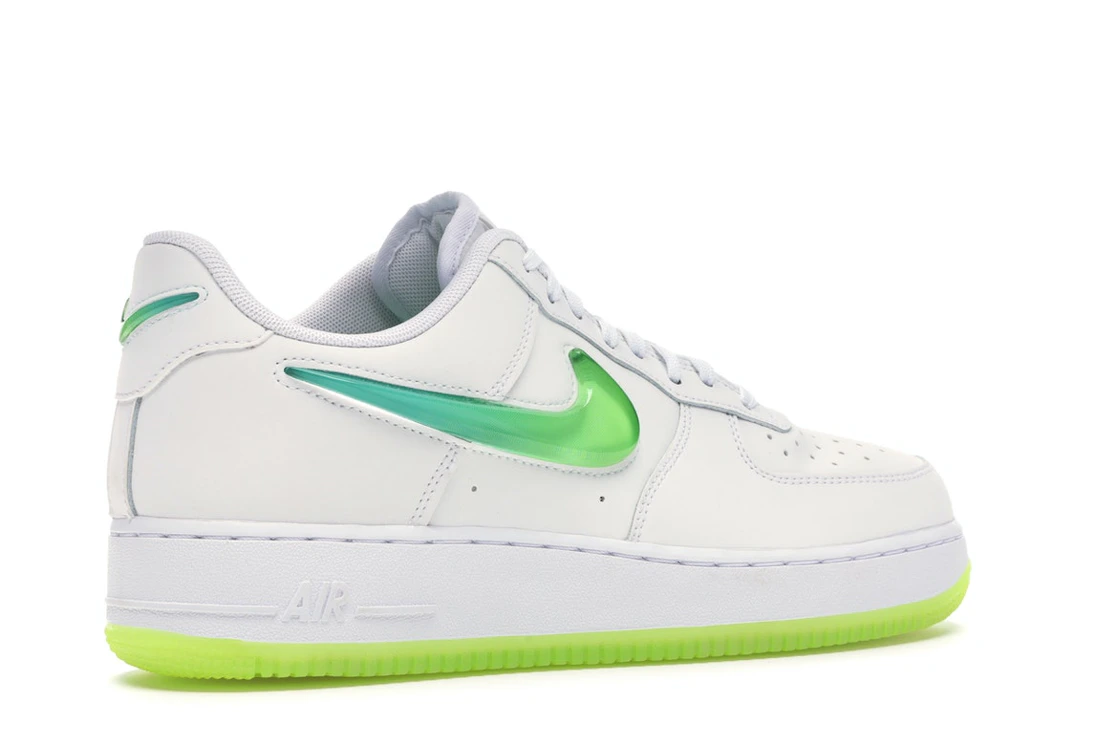 Vue 34 de Nike Air Force 1 Low Jelly Swoosh White