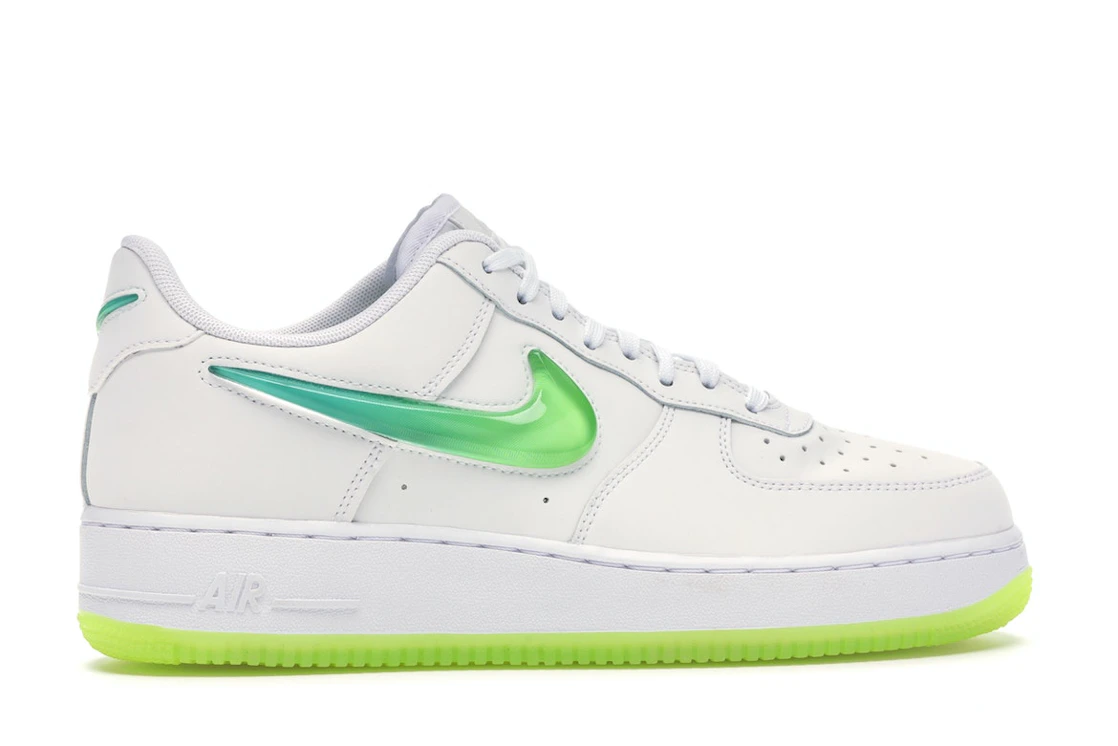 Vue 36 de Nike Air Force 1 Low Jelly Swoosh White