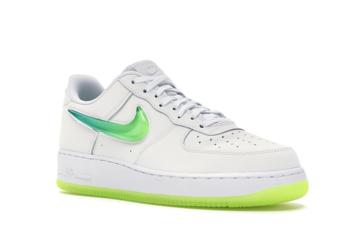 Vue 5 de Nike Air Force 1 Low Jelly Swoosh White