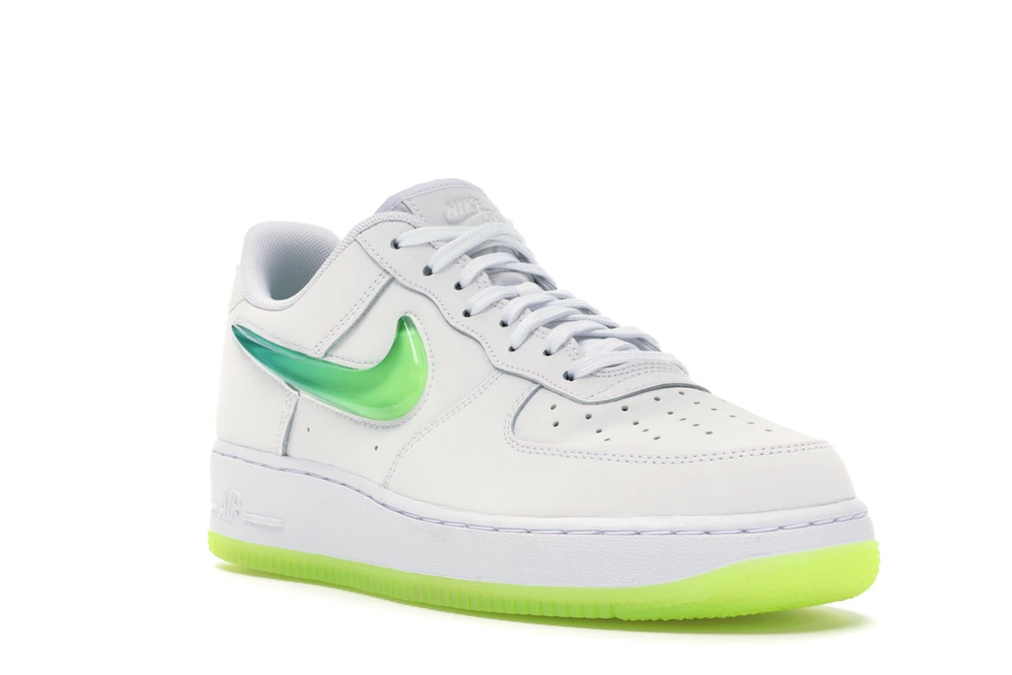 Vue 6 de Nike Air Force 1 Low Jelly Swoosh White