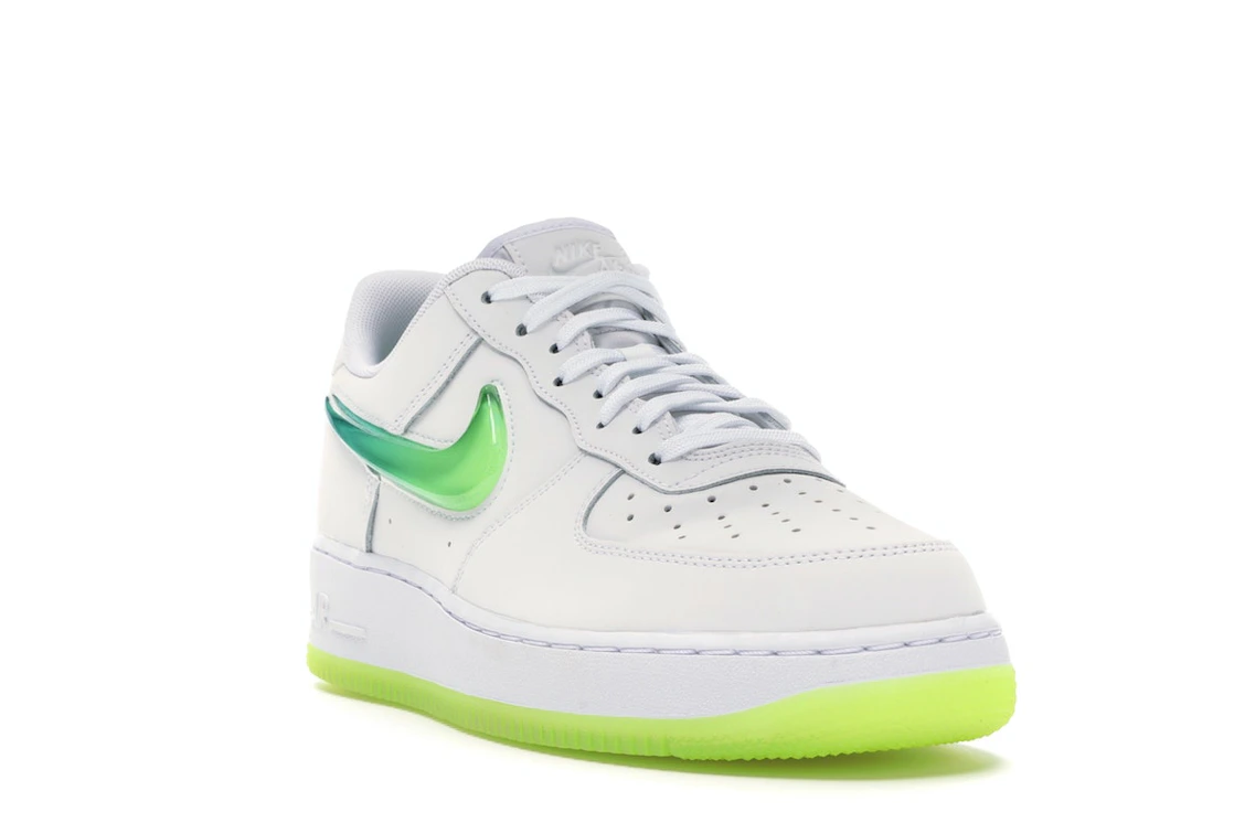 Vue 7 de Nike Air Force 1 Low Jelly Swoosh White