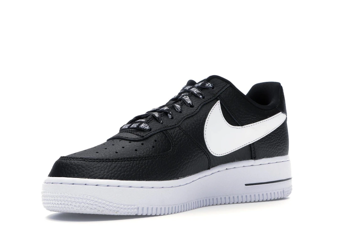 Vue 15 de Nike Air Force 1 Low NBA Black White