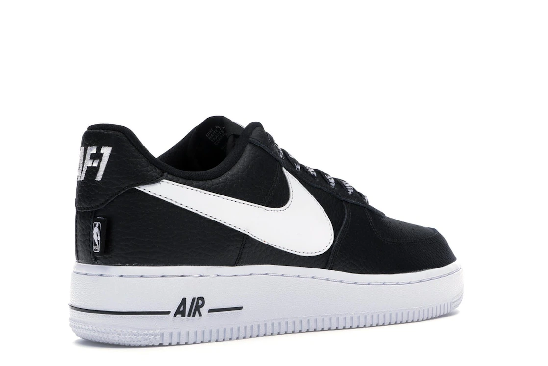 Vue 33 de Nike Air Force 1 Low NBA Black White