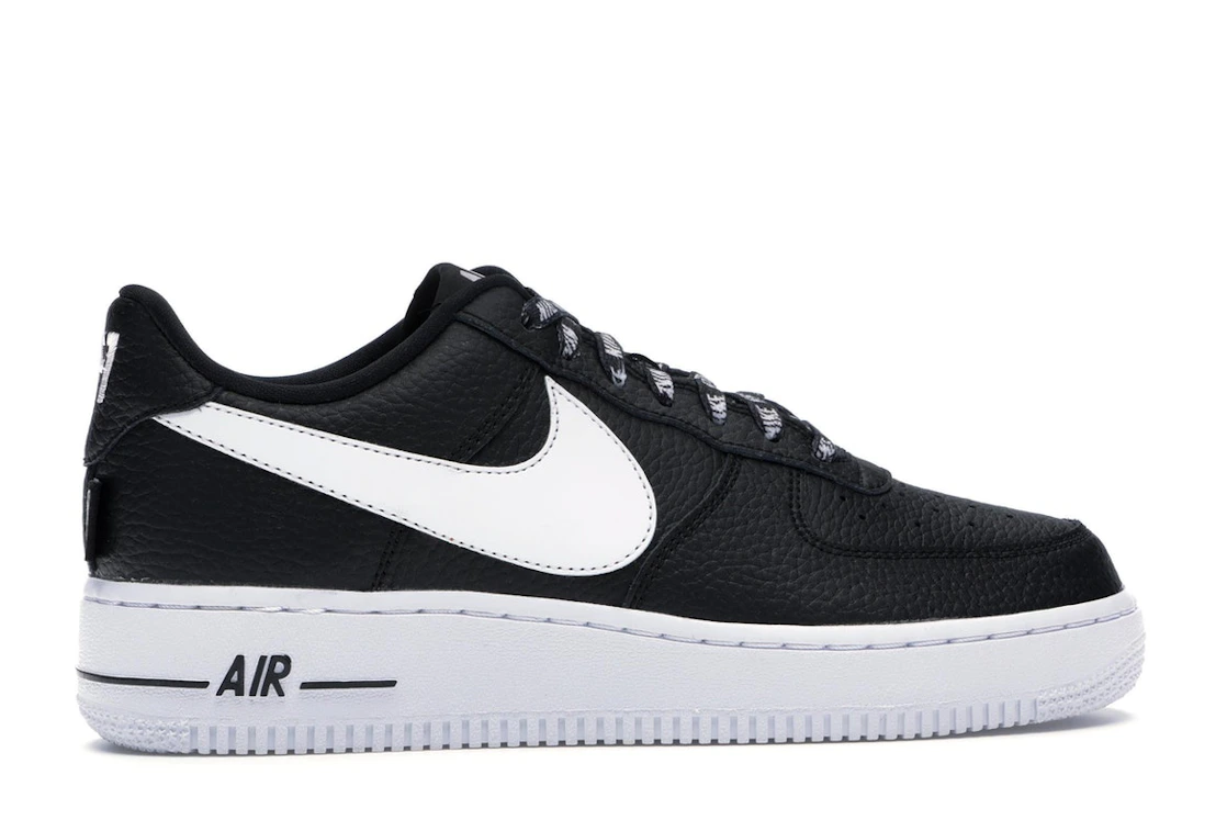 Vue 36 de Nike Air Force 1 Low NBA Black White