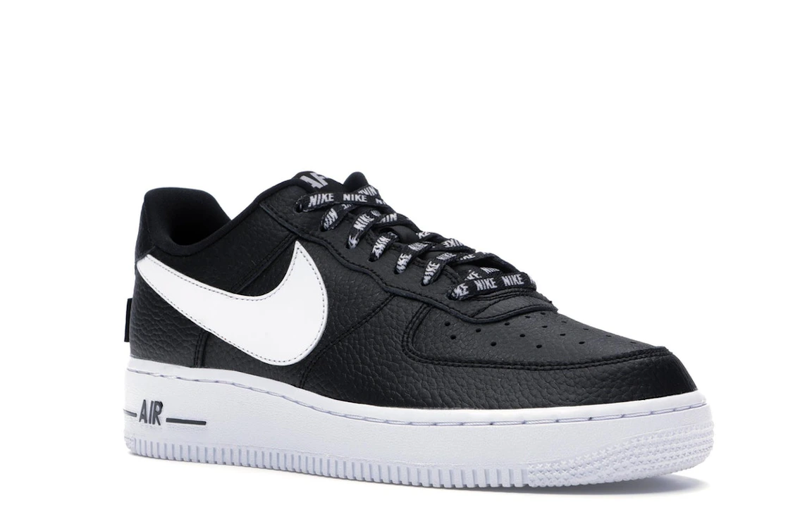 Vue 5 de Nike Air Force 1 Low NBA Black White