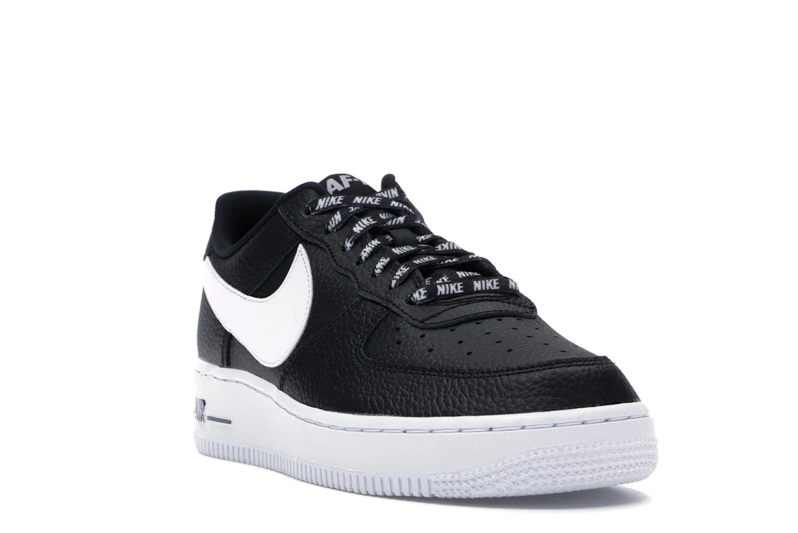 Vue 7 de Nike Air Force 1 Low NBA Black White