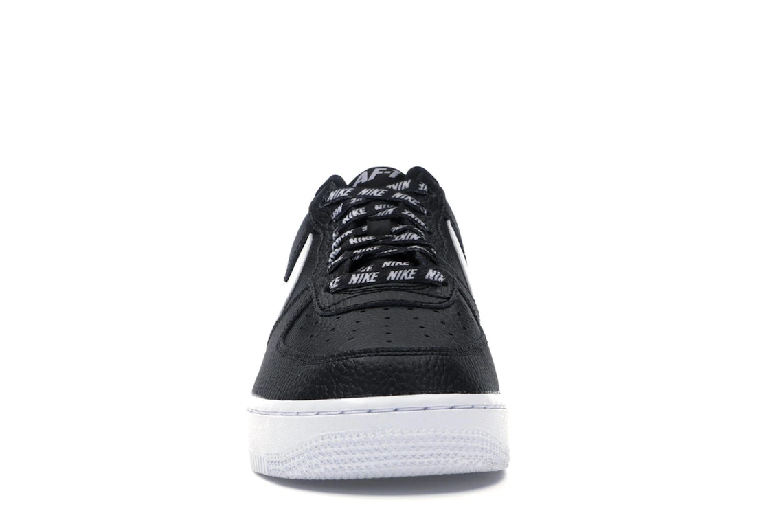 Vue 10 de Nike Air Force 1 Low NBA Black White