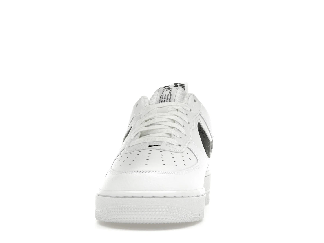 Vue 11 de Nike Air Force 1 Low Reflective Swoosh White Black