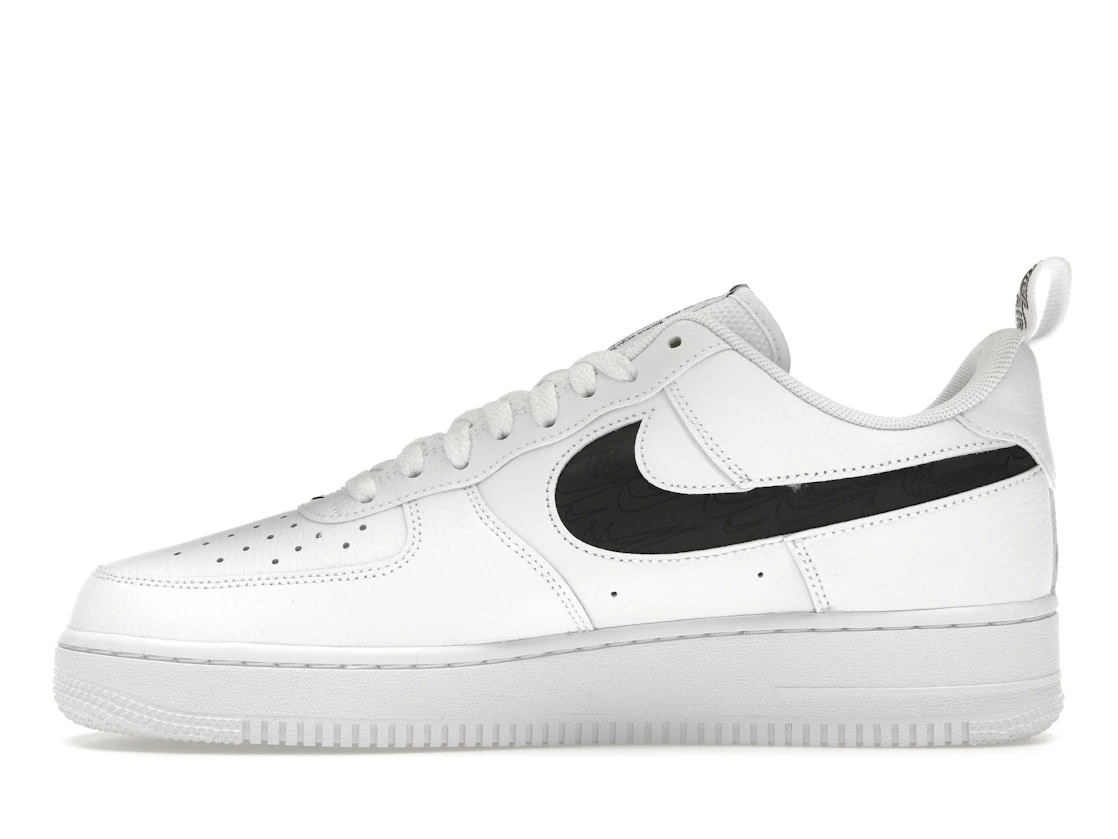 Vue 19 de Nike Air Force 1 Low Reflective Swoosh White Black