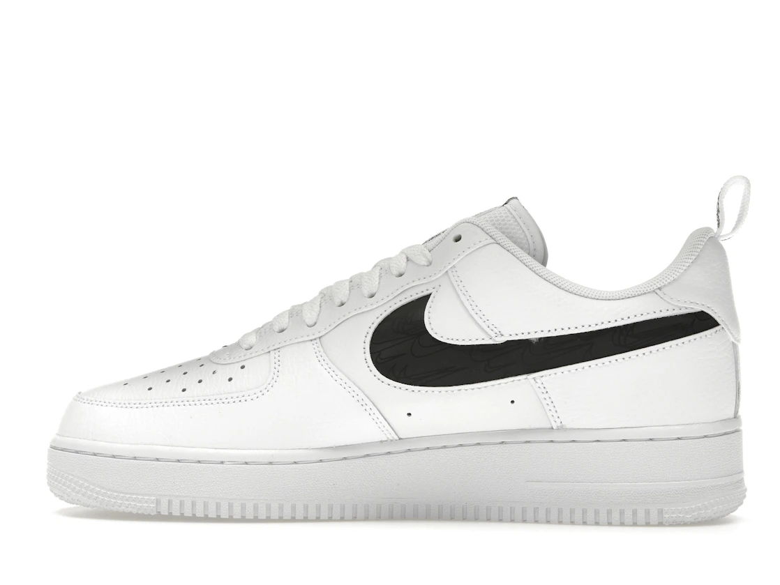 Vue 20 de Nike Air Force 1 Low Reflective Swoosh White Black
