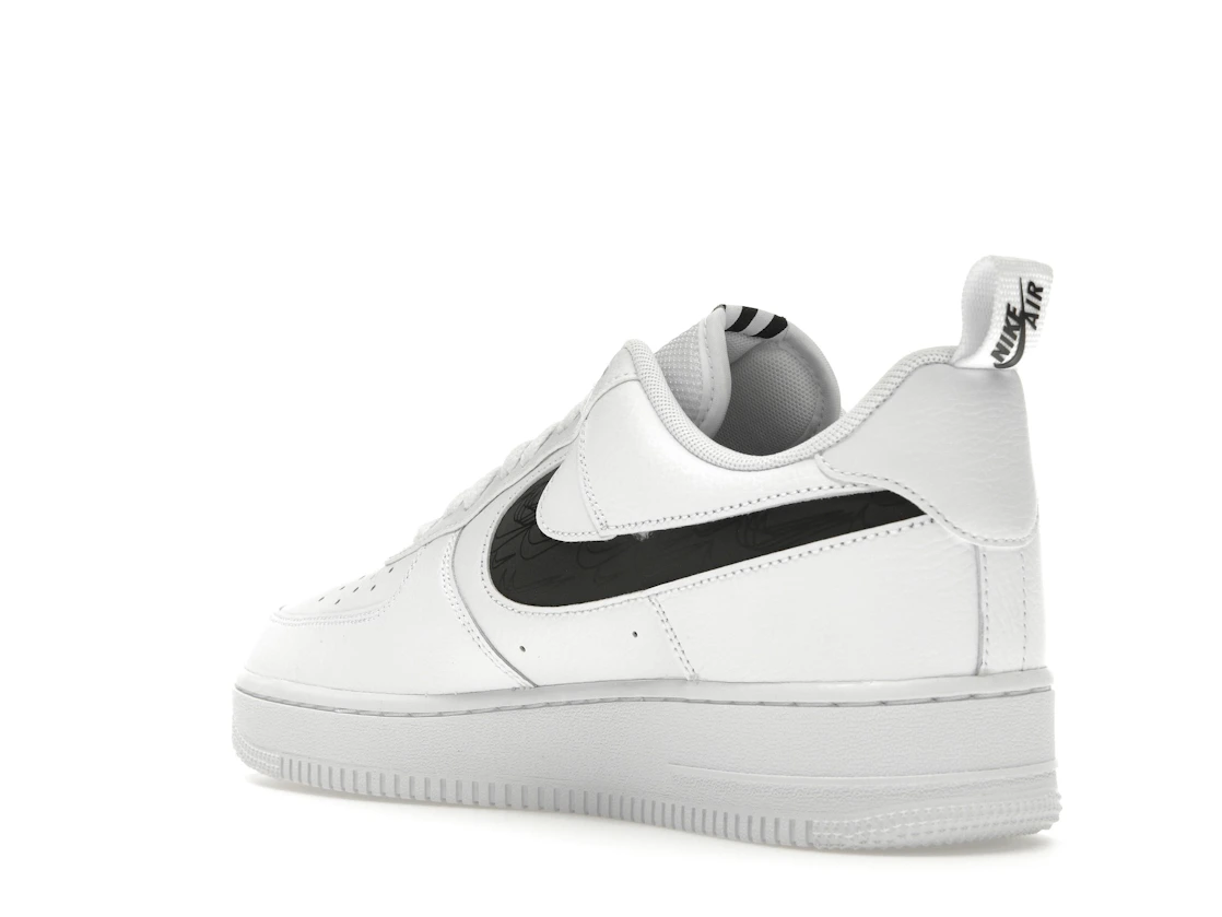 Vue 24 de Nike Air Force 1 Low Reflective Swoosh White Black