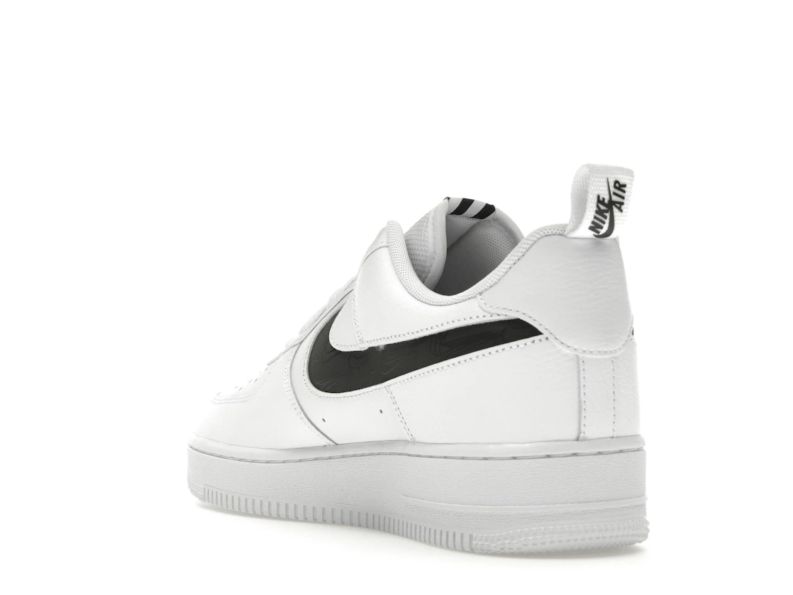Vue 25 de Nike Air Force 1 Low Reflective Swoosh White Black