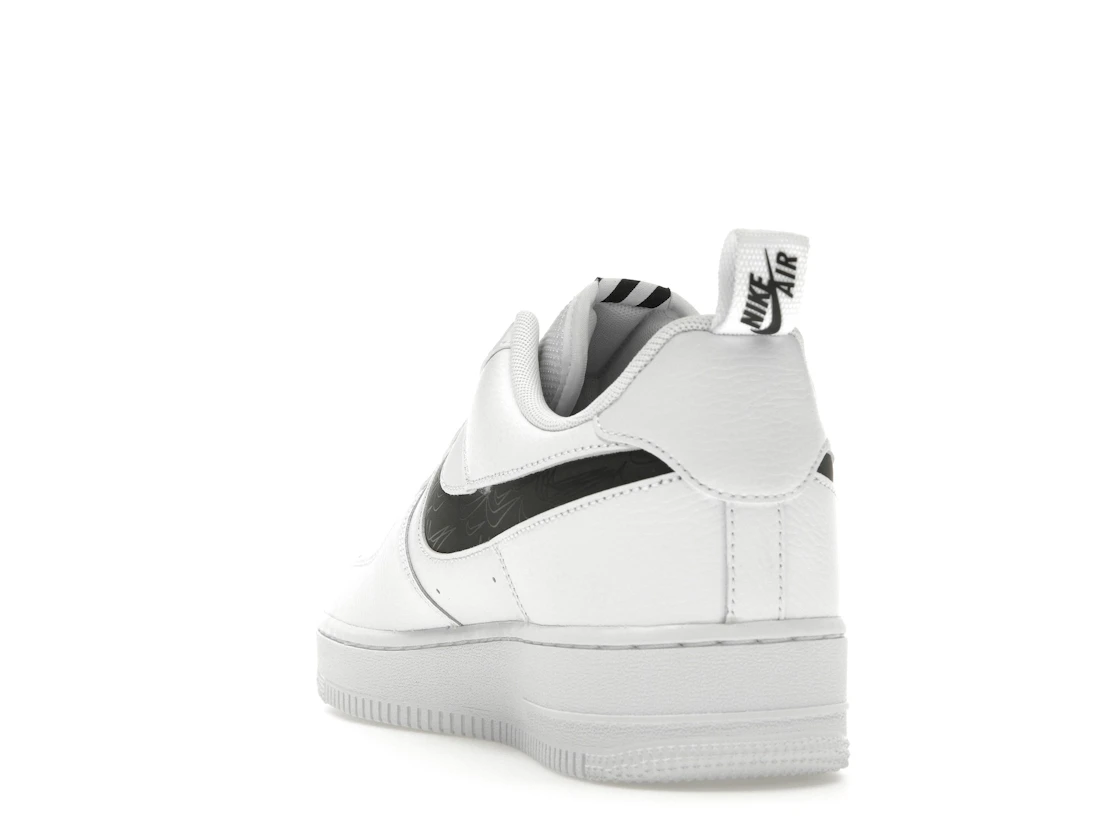 Vue 26 de Nike Air Force 1 Low Reflective Swoosh White Black