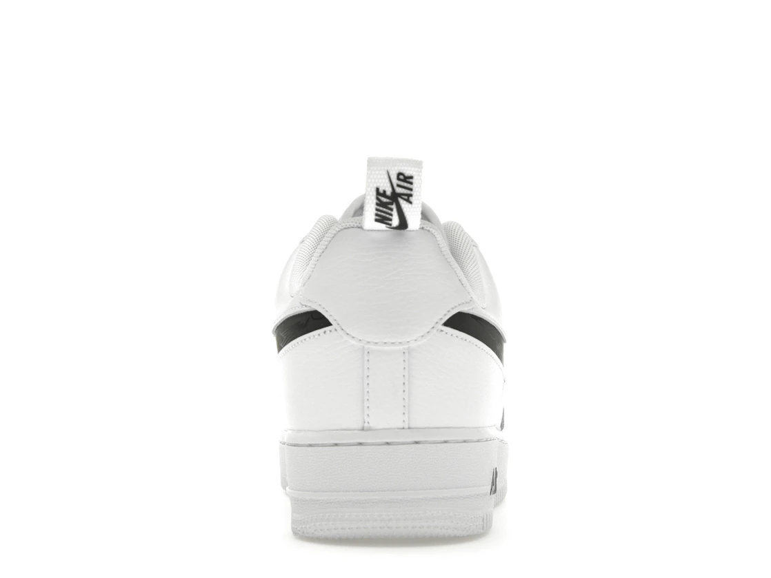 Vue 28 de Nike Air Force 1 Low Reflective Swoosh White Black