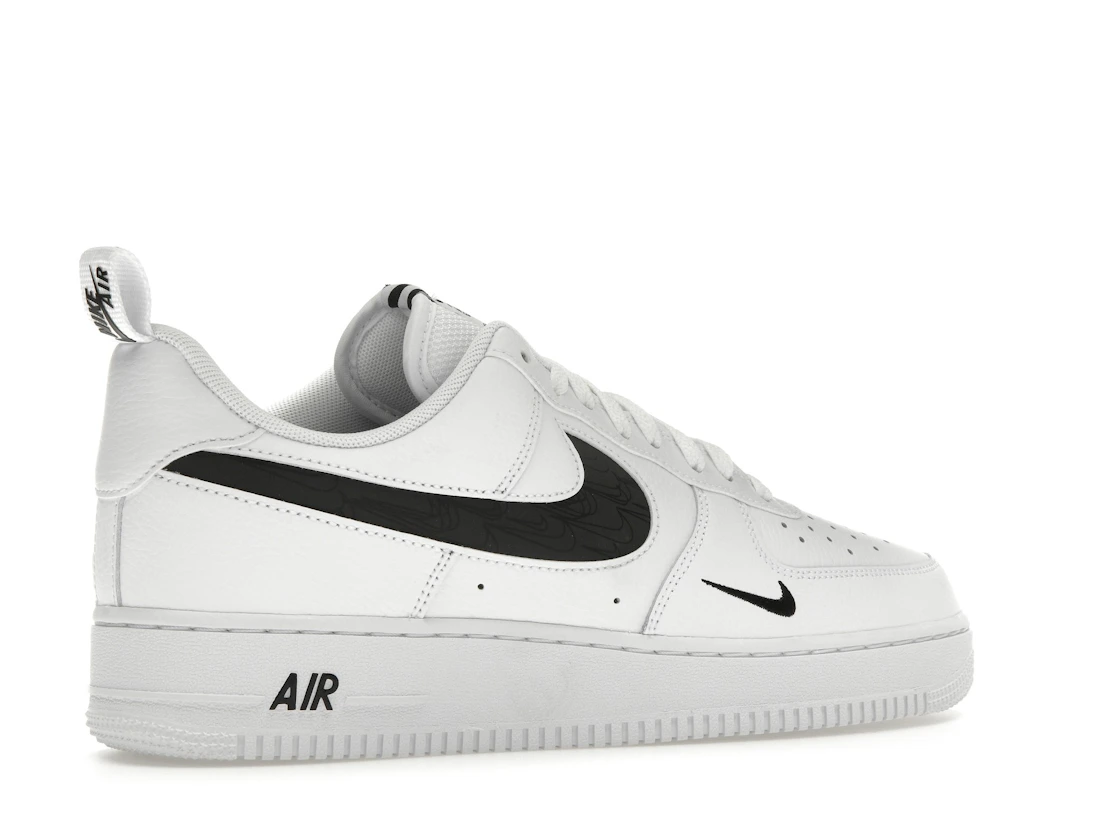 Vue 34 de Nike Air Force 1 Low Reflective Swoosh White Black