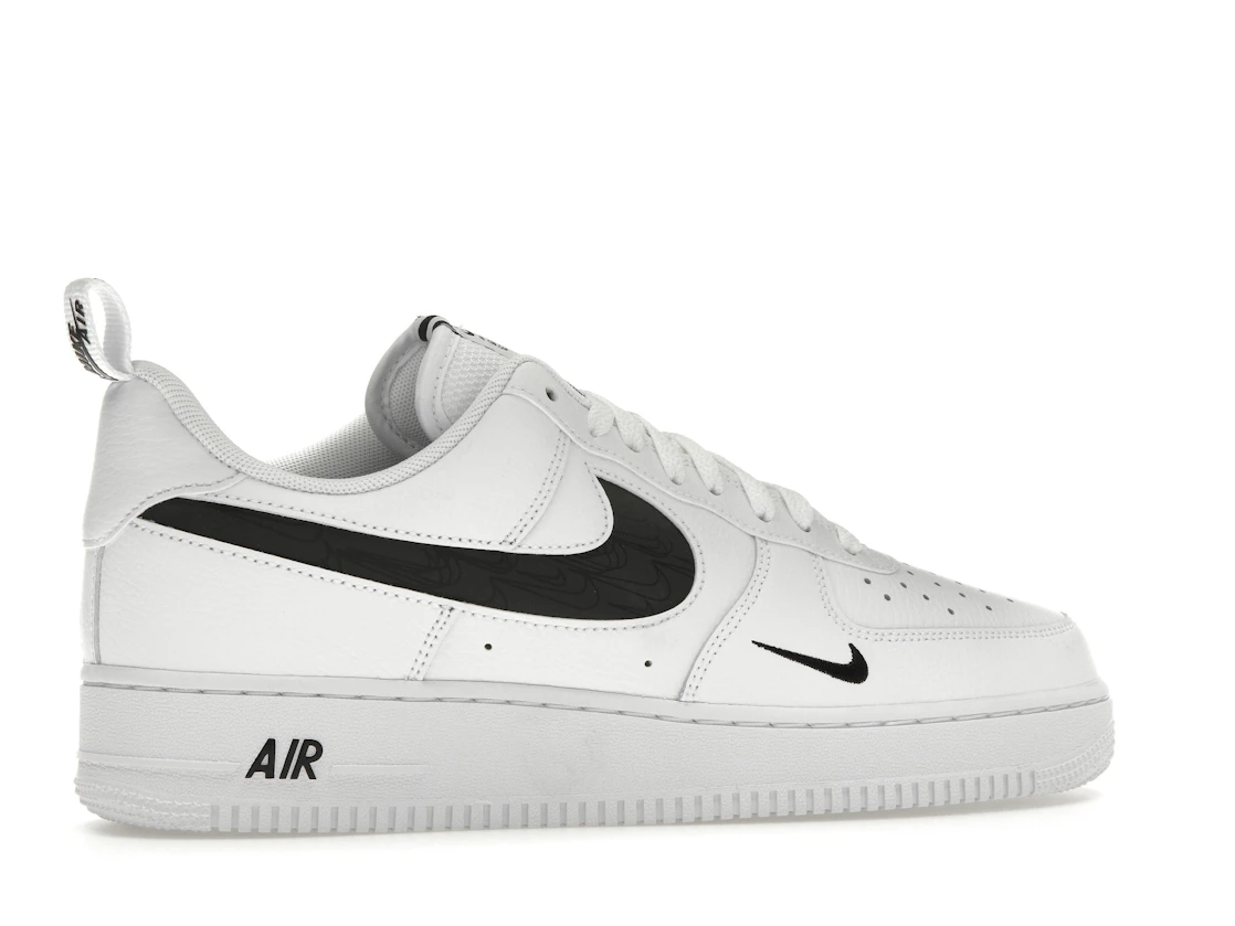 Vue 35 de Nike Air Force 1 Low Reflective Swoosh White Black