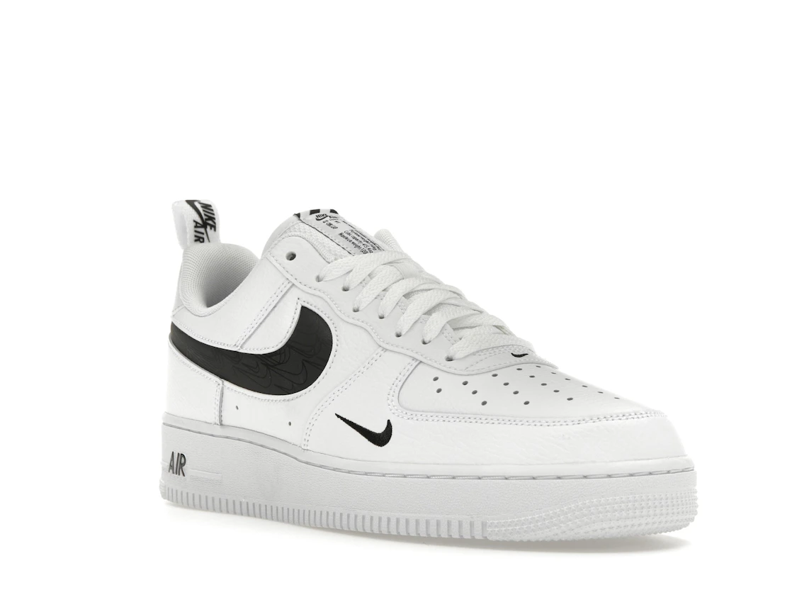 Vue 6 de Nike Air Force 1 Low Reflective Swoosh White Black