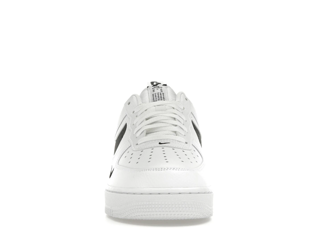 Vue 10 de Nike Air Force 1 Low Reflective Swoosh White Black