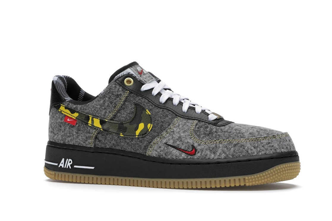 Vue 3 de Nike Air Force 1 Low Remix Black