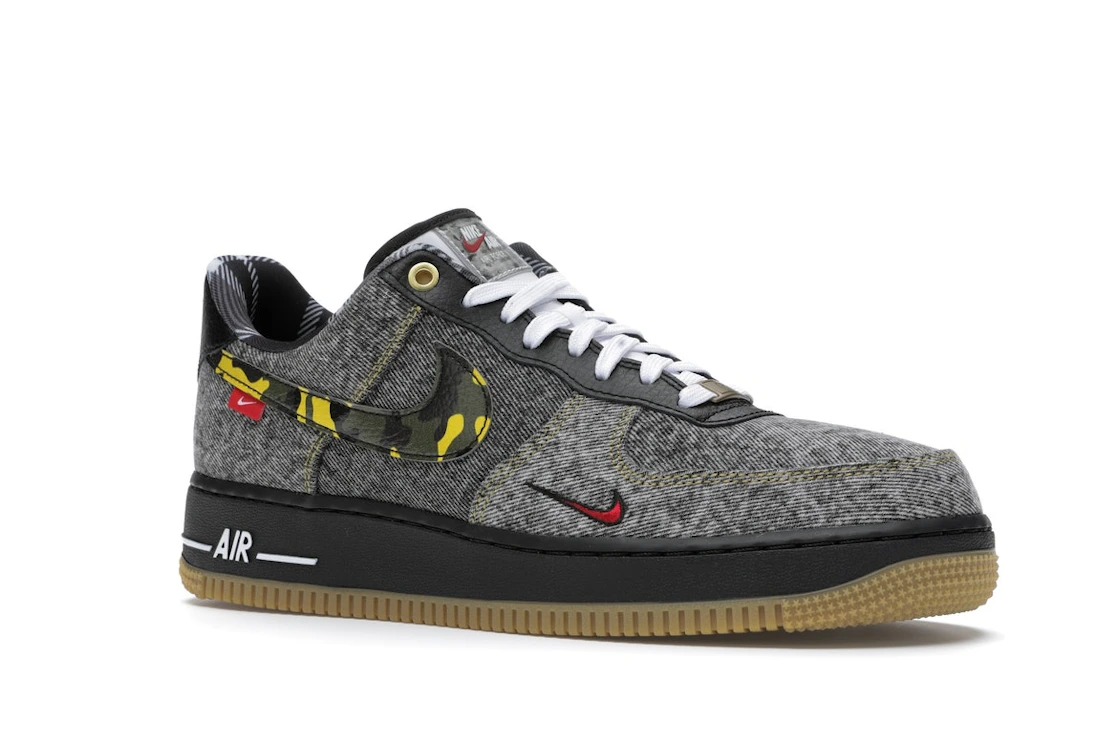 Vue 4 de Nike Air Force 1 Low Remix Black
