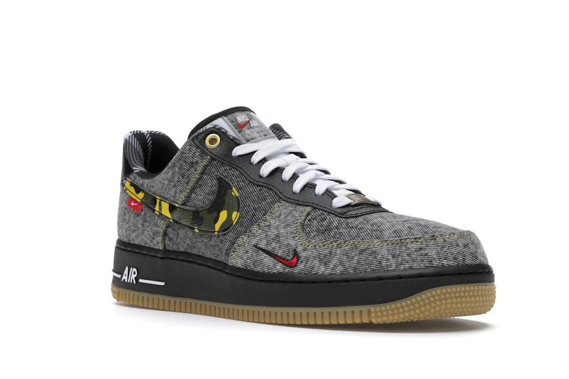 Vue 5 de Nike Air Force 1 Low Remix Black